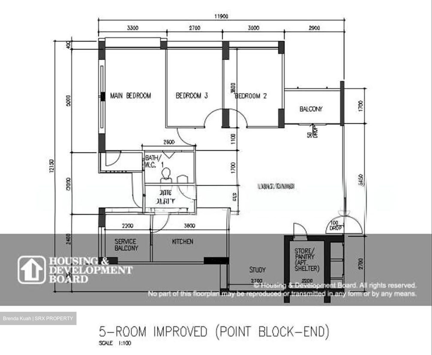 Blk 257 Serangoon Central Drive (Serangoon), HDB 5 Rooms #625488481